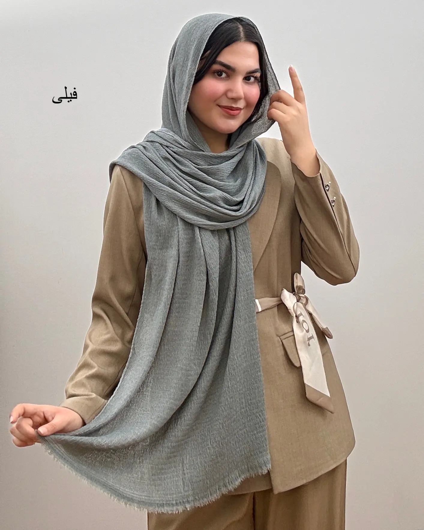 شال نخی دخترانه مدل آرکا
